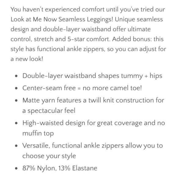 Spanx Black Ankle Zip Seamless Leggings - Picture 8 of 8